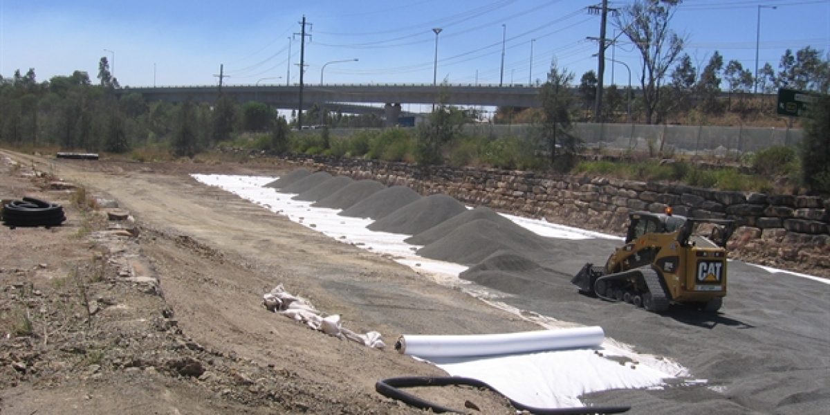 Bioretention Basin Installation 4